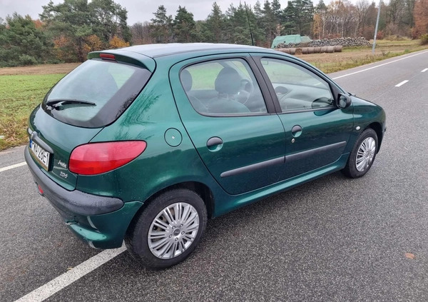 Peugeot 206 cena 5999 przebieg: 195369, rok produkcji 2002 z Prochowice małe 137